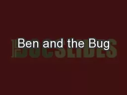 Ben and the Bug