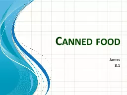 Canned food