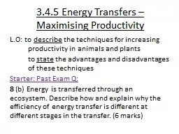 3.4.5 Energy Transfers –