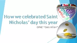 How we celebrated Saint