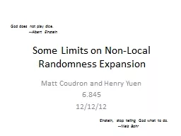 Some Limits on Non-Local Randomness Expansion