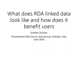 What does RDA linked data look like and how does it benefit
