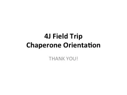 4J Field Trip
