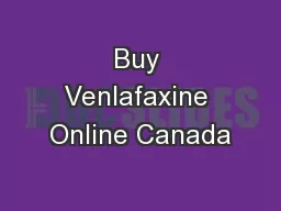 Buy Venlafaxine Online Canada