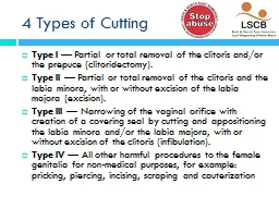 4 Types of Cutting