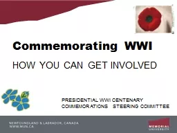 Commemorating WWI