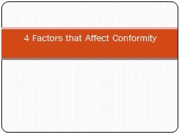 5 Factors that Affect Conformity