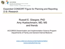 Expanded CONSORT Figure for Planning and Reporting