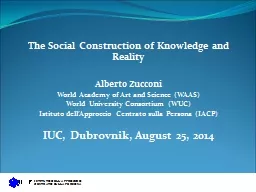 The Social Construction of Knowledge and Reality