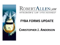 FYBA FORMS UPDATE