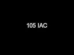 105 IAC