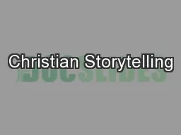 Christian Storytelling