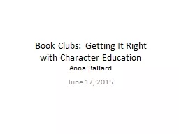 Book Clubs: Getting It Right