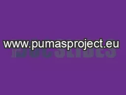 www.pumasproject.eu 