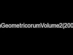 ForumGeometricorumVolume2(2002)167