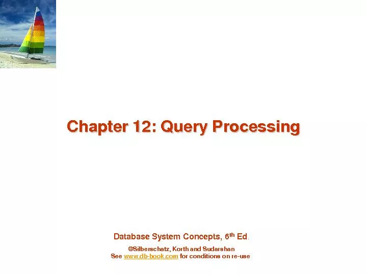Database System Concepts, 6