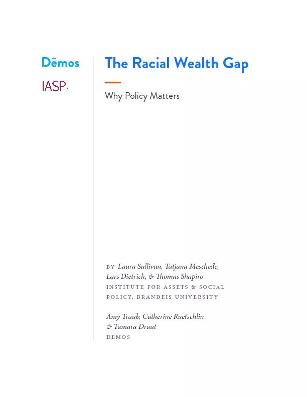 The Racial Wealth Gap