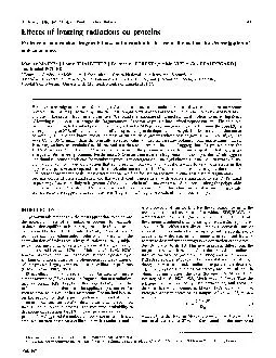 Biochem.J.(1990)267,431-439(PrintedinGreatBritain)Effectsofionizingrad