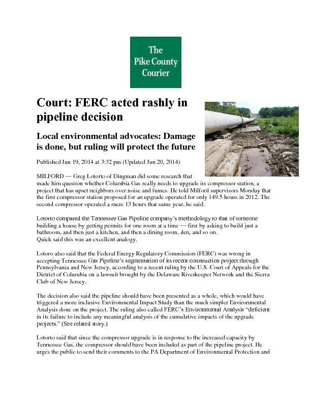 Court: FERC acted rashly in