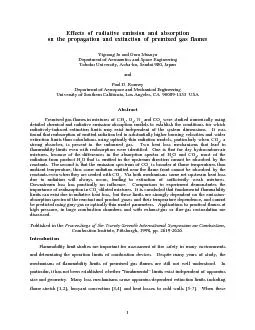 1Effects of radiative emission and absorptionon the propagation and ex