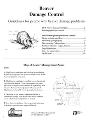 Beaver Damage Control Guidelines for people with beave