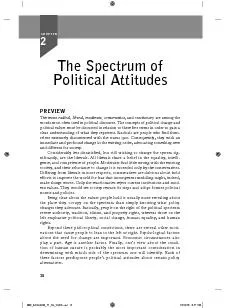 14 The Spectrum of Political Attitudes