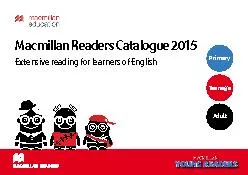 Macmillan Readers Catalogue 2015Extensive reading for learners of Engl