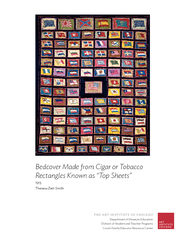 Bedcover Made from Cigar or Tobacco Rectangles Known a