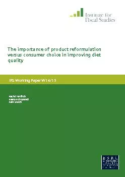 The importance of product reformulation