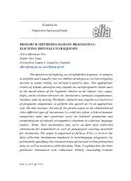 11, 2011, pp. 47-87RESEARCH METHODOLOGIES IN PRAGMATICS: ELICITING REF