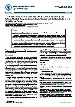 Volume 5  Issue 1  1000324J Clin Exp OphthalmolISSN: 2155-9570 JCEO,