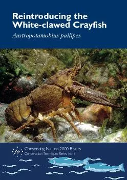 Reintroducing the White-clawed Crayfish Austropotamobius pallipes
...