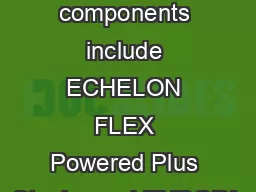 System components include ECHELON FLEX Powered Plus Stapler and ENDOPA