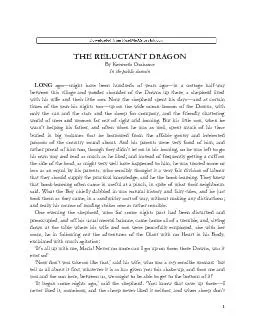 THE RELUCTANT DRAGONKenneth GrahameIn the public domainLONG agomight h