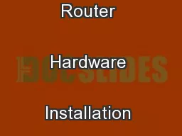 Cisco 10008 Router Hardware Installation GuideOL-0659-13APPENDIX
...
