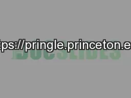https://pringle.princeton.edu
