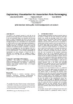 ExploratoryVisualizationforAssociationRuleRummagingJulienBLANCHARDFabr