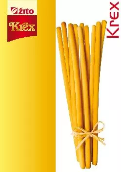 Tasty and crunchy bakery products rich in flavour  The KREX trademark