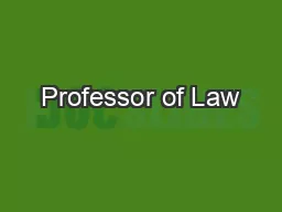 Professor of Law