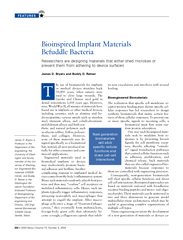 Bioinspired Implant Materials Befuddle Bacteria Resear