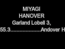 MIYAGI HANOVER Garland Lobell 3, 1:55.3....................Andover Hal