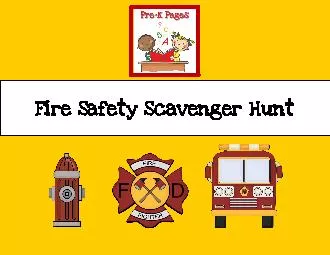 Fire Safety Scavenger Hunt