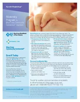 Maternity Program Enroll Today To join Special Beginni