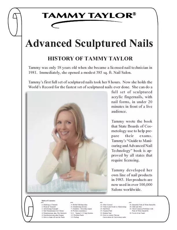 Advanced Sculptured Nails