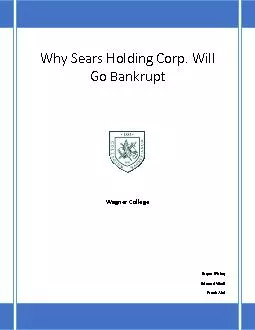 Why Sears Holding Corp. Will
