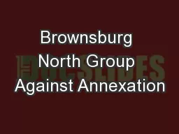 Brownsburg North Group Against Annexation