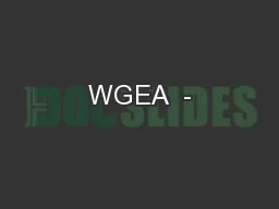 WGEA  -