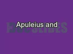 Apuleius and