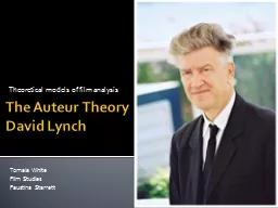 The Auteur Theory