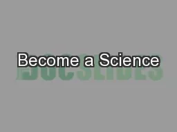 Become a Science